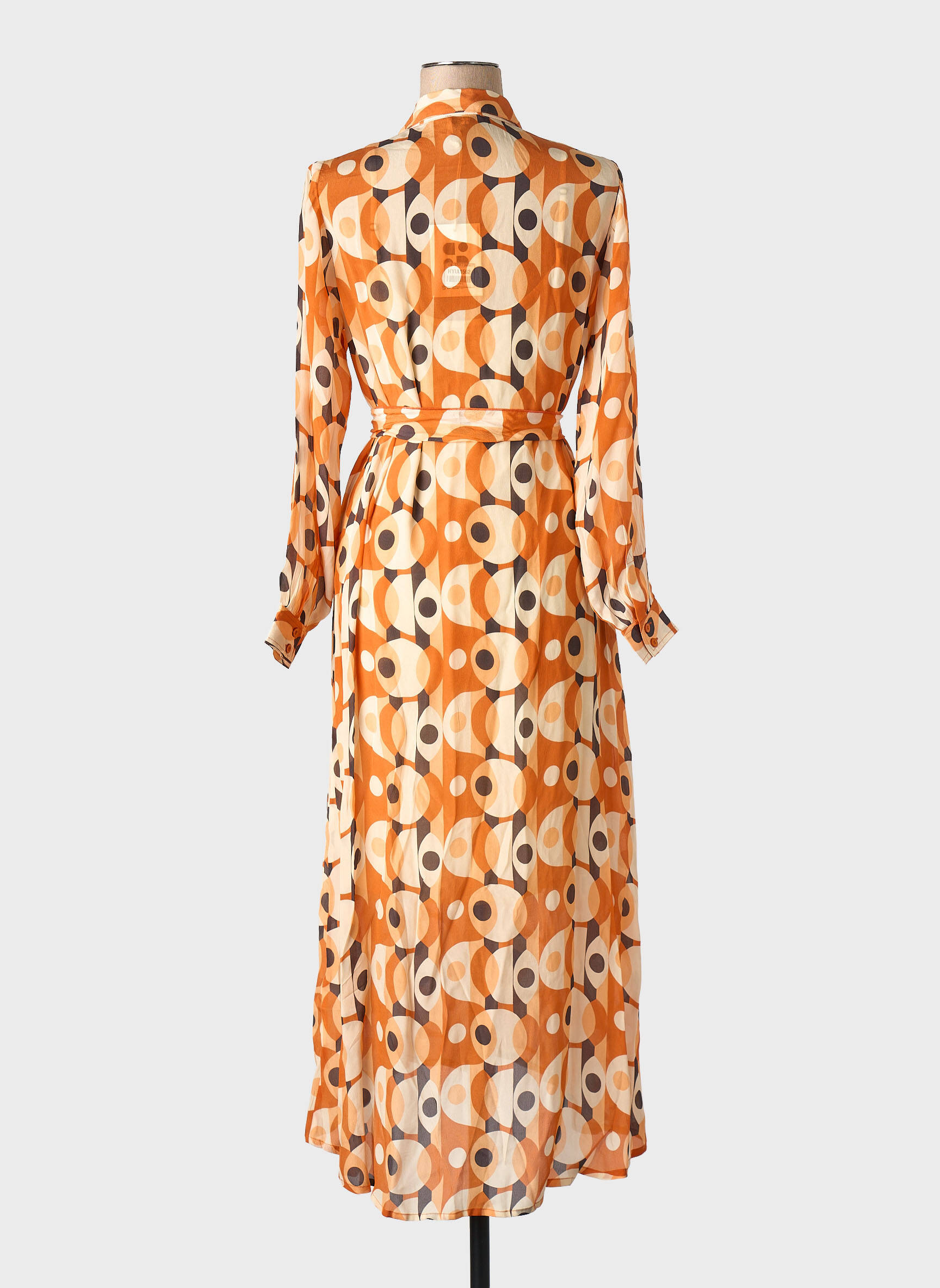 Rochie lungă bej SWILDENS femeie