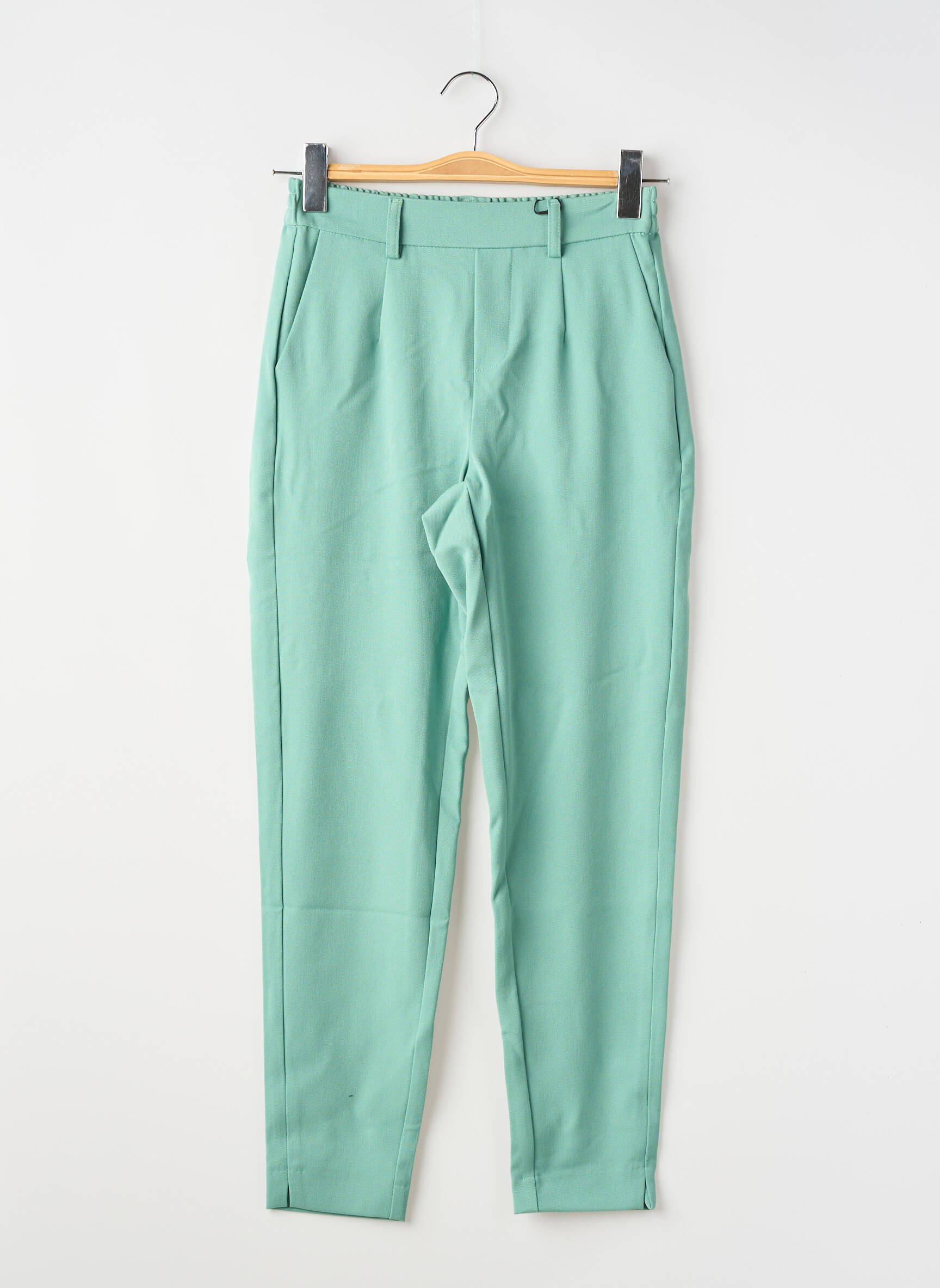 Pantalon slim verde OBJECT femeie