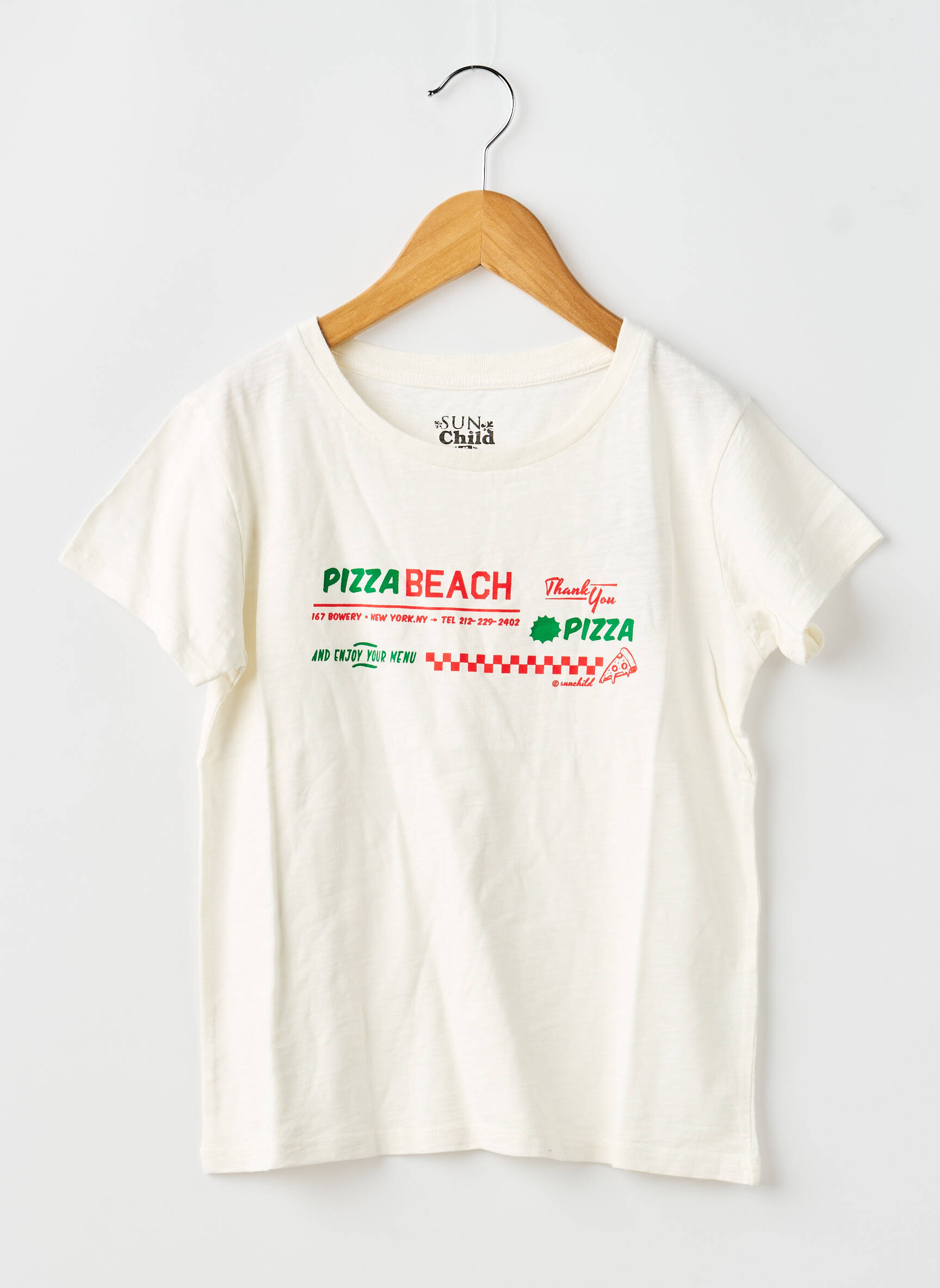 Tricou alb SUNCHILD fată