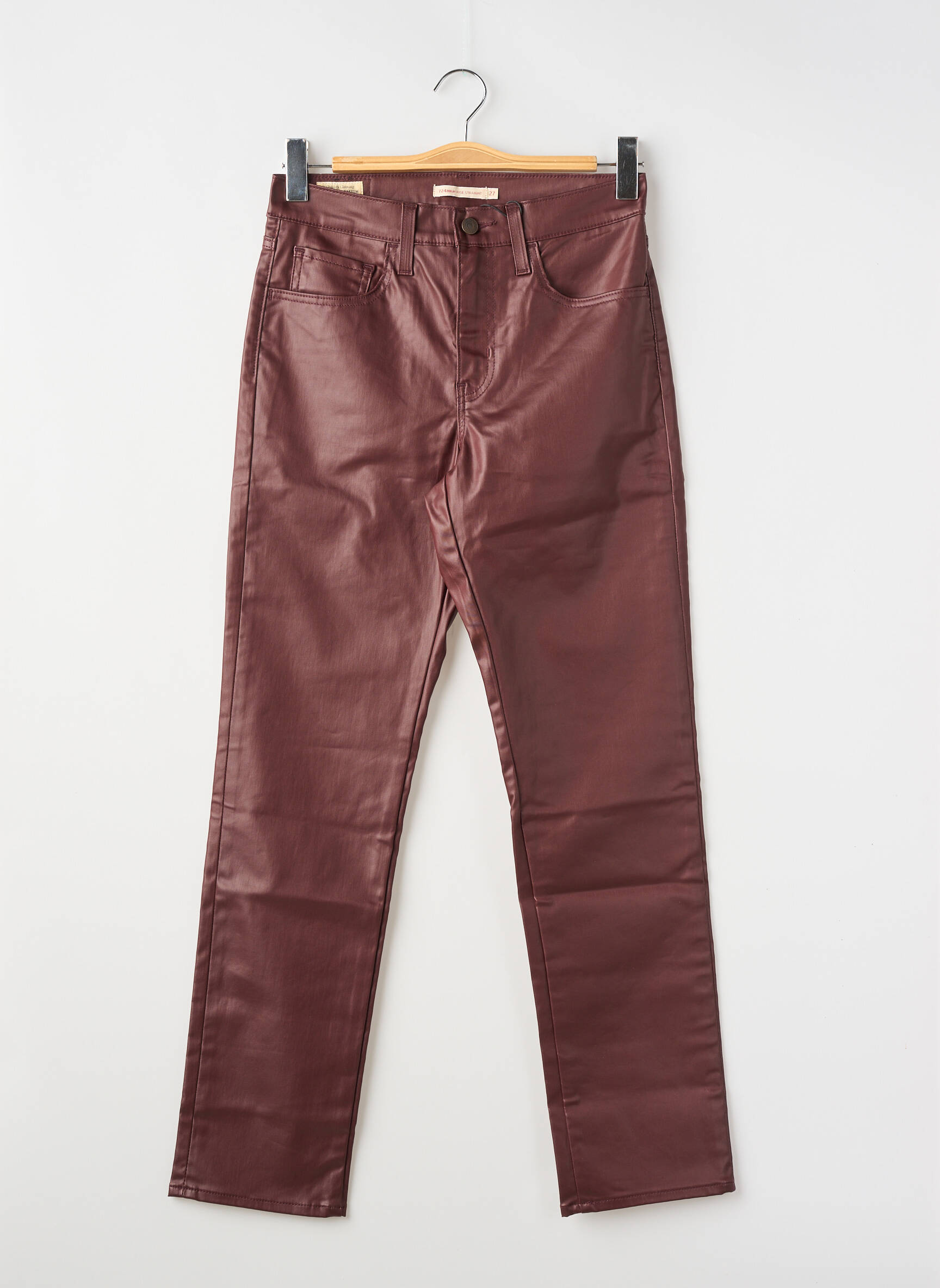 Pantalon slim maro LEVI'S femeie