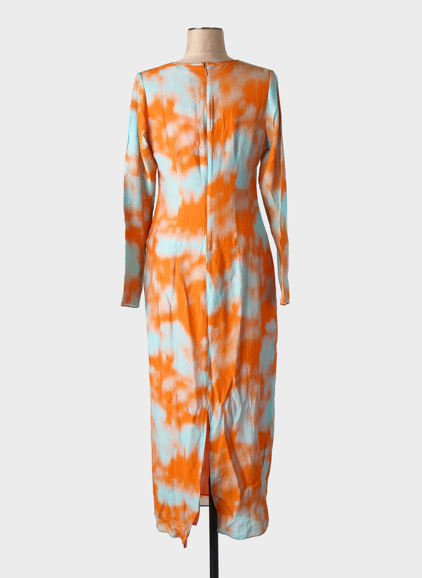 Rochie lungă portocalie SAMSOE & SAMSOE femeie