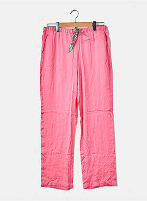Pantalon larg roz SACK'S femeie