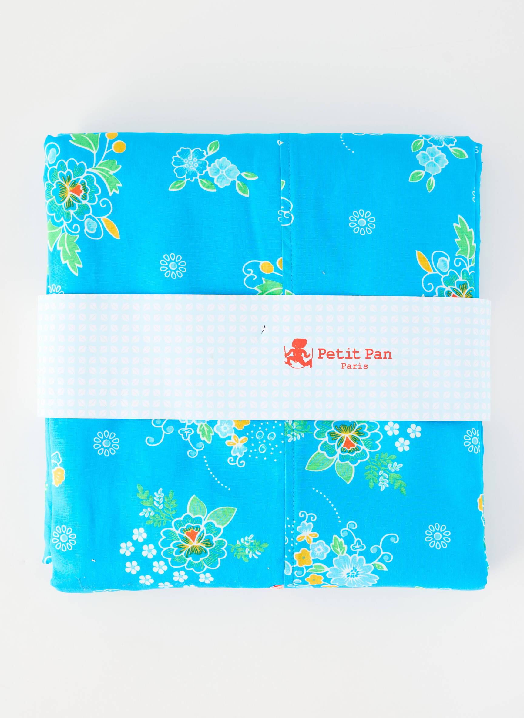 Set de lenjerie de pat albastru PETIT PAN copil