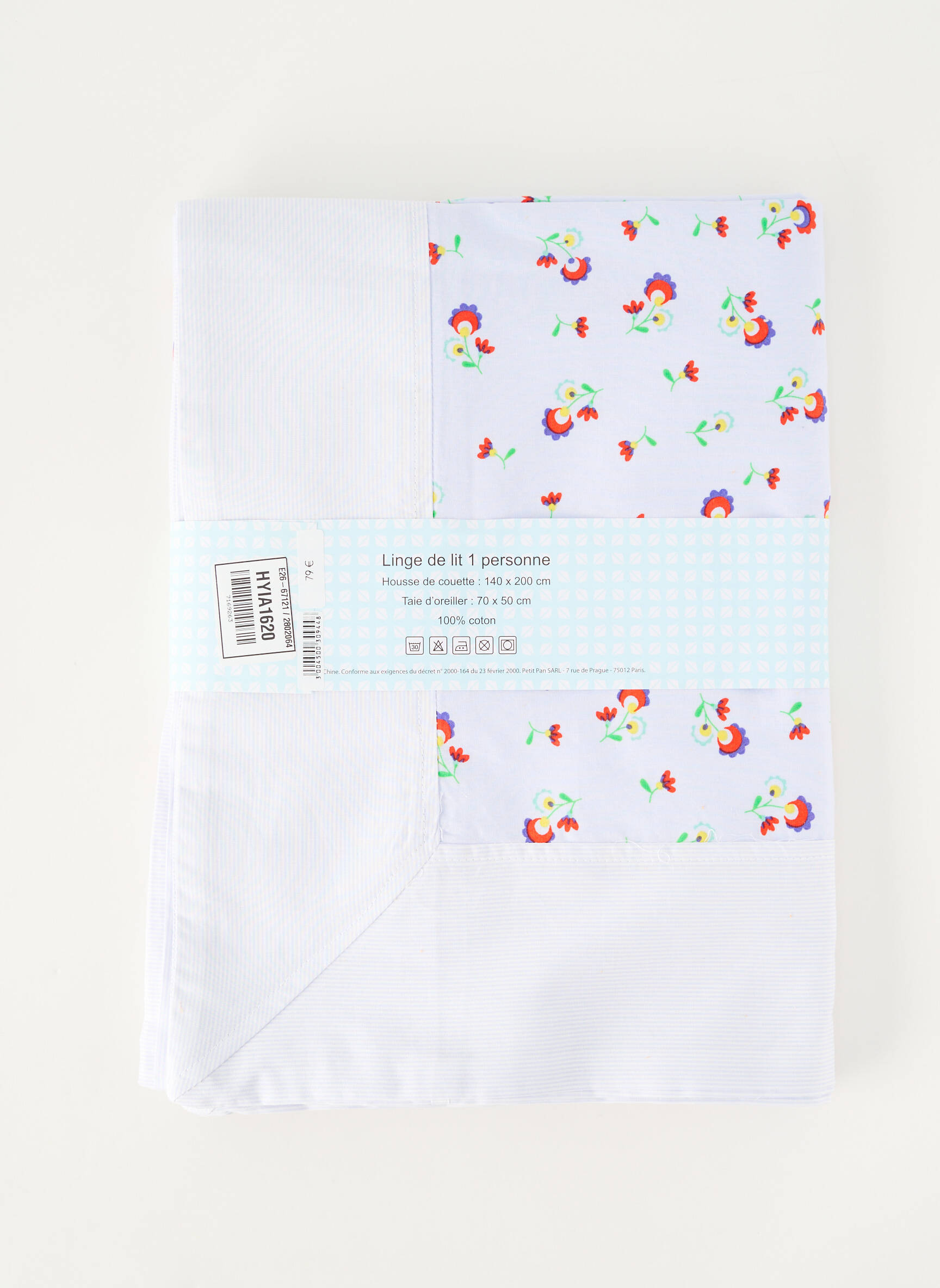 Set de lenjerie de pat violet PETIT PAN copil