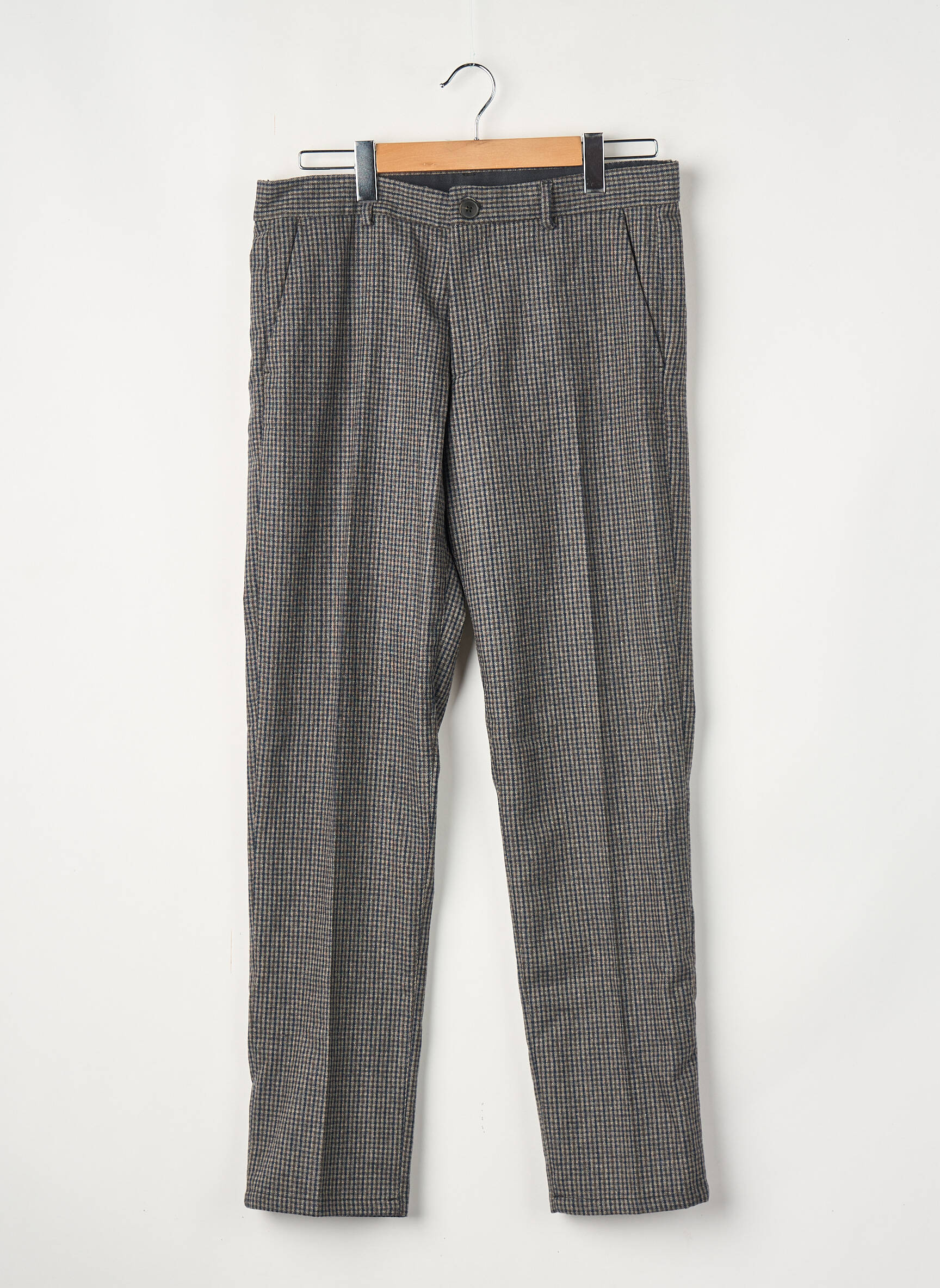 Pantalon drept gri SELECTED bărbat