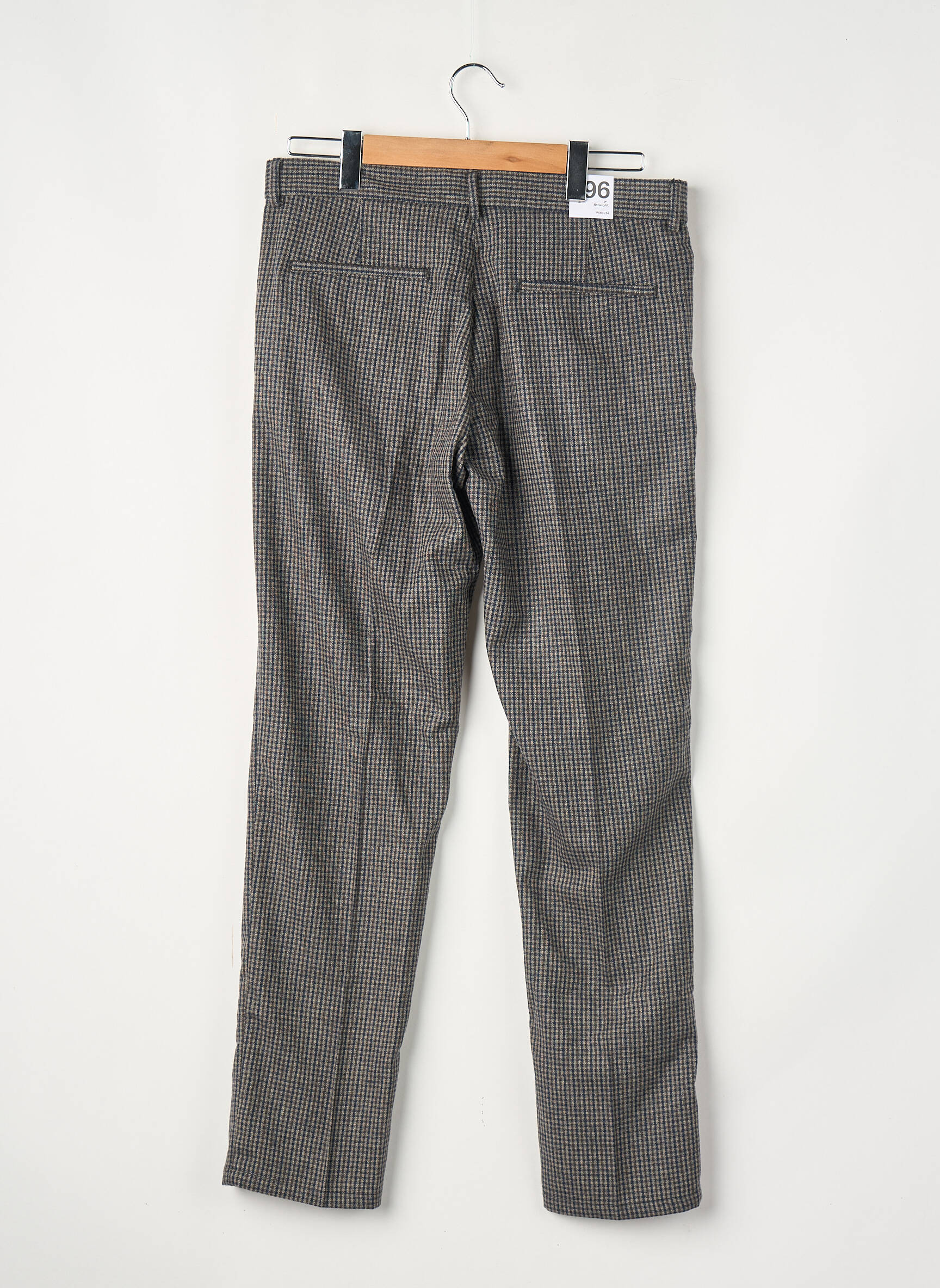 Pantalon drept gri SELECTED bărbat