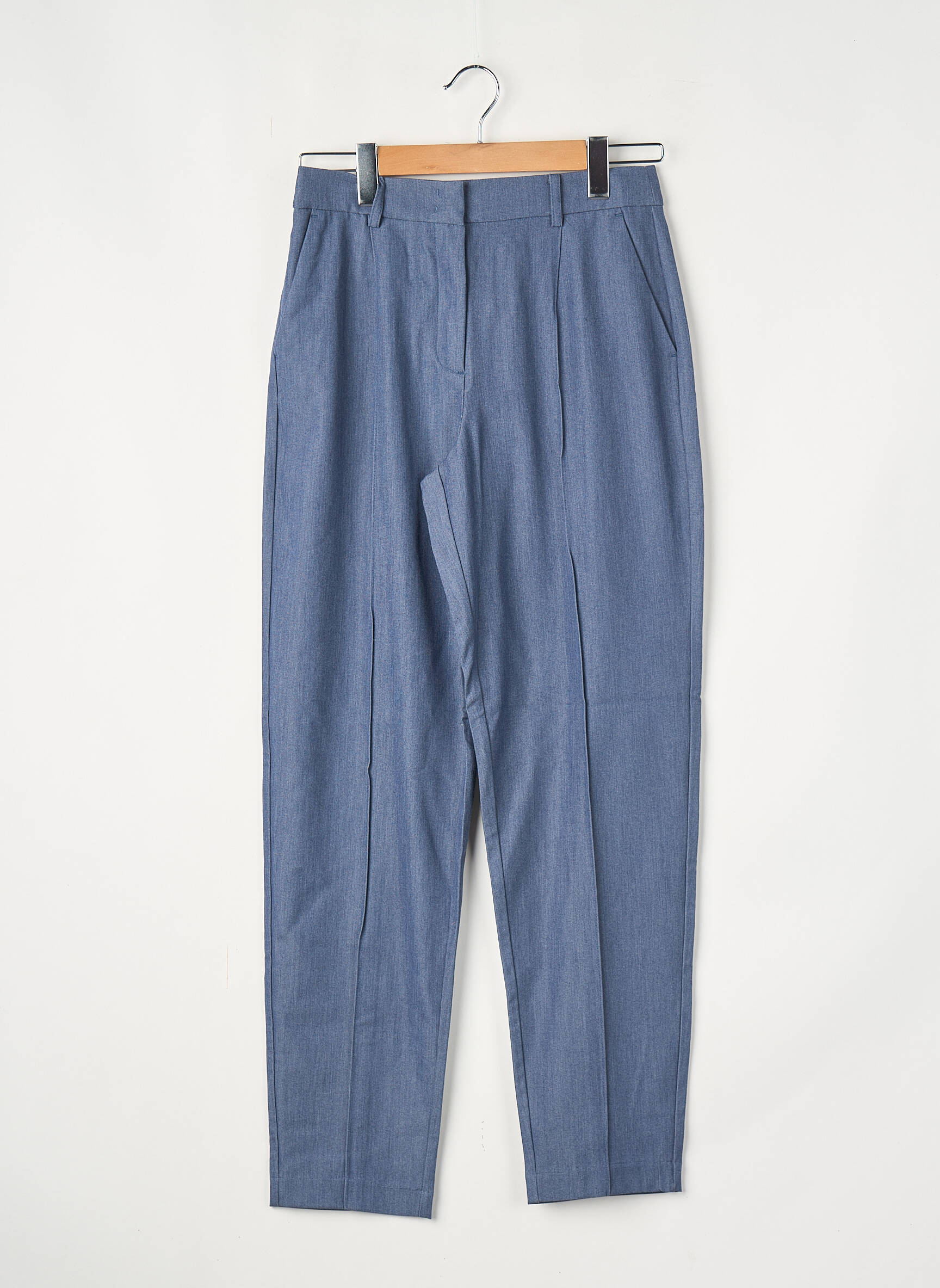 Pantalon chino albastru VILA femeie