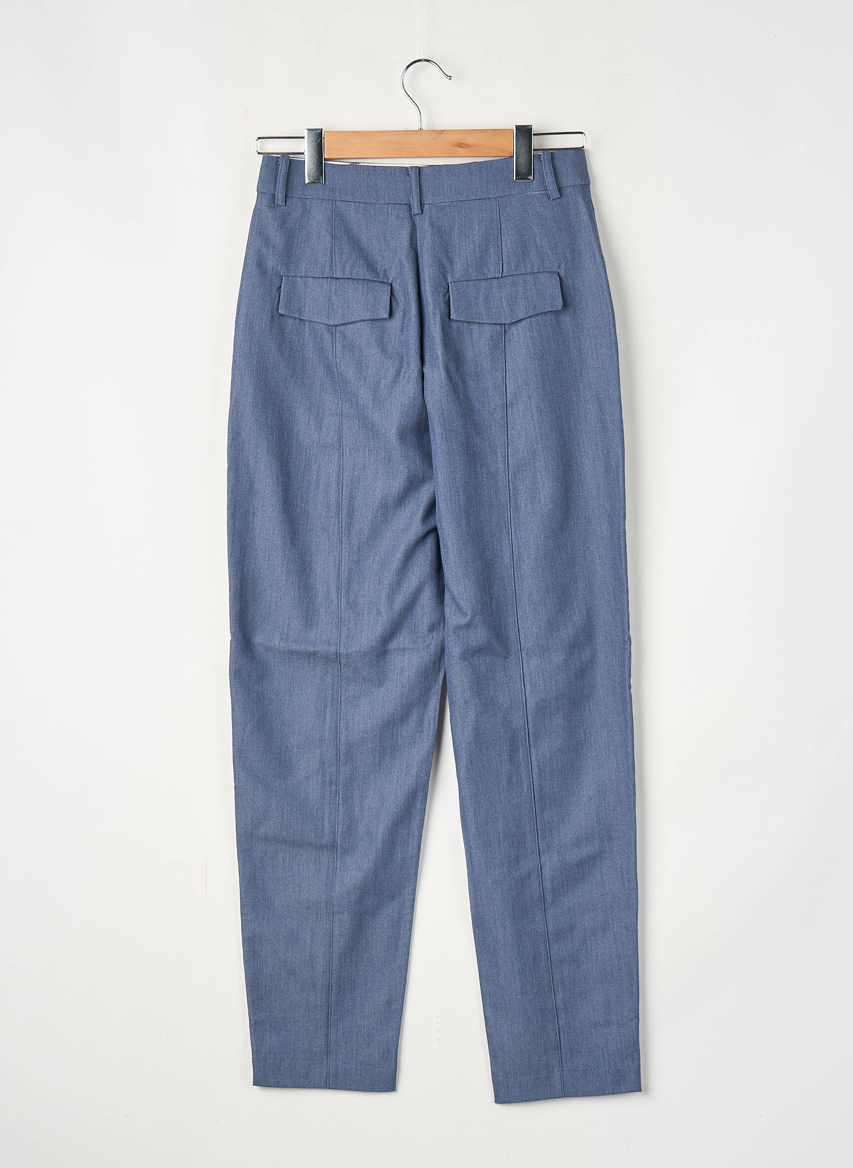 Pantalon chino albastru VILA femeie