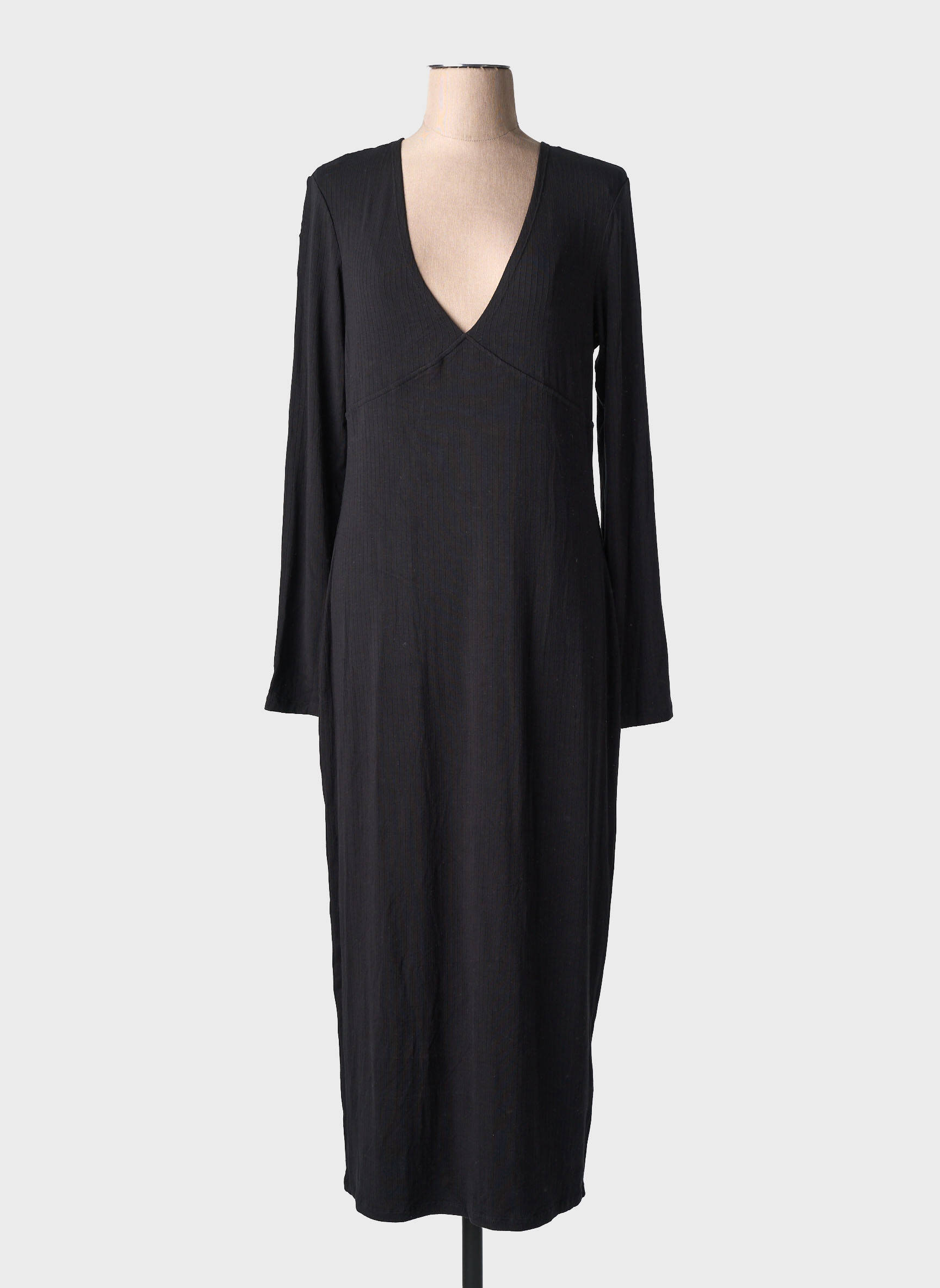 Rochie lungă negru GINA TRICOT femeie