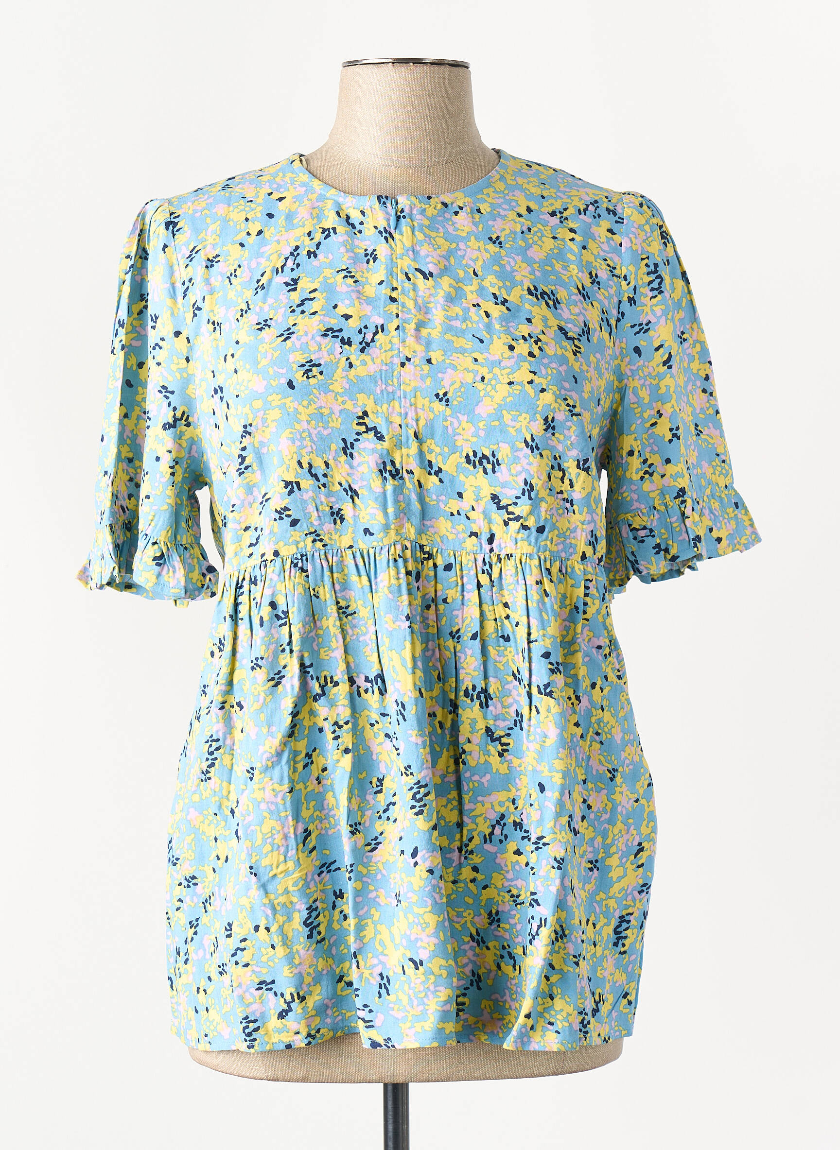 Tricou / top maternitate albastru MAMA LICIOUS femeie