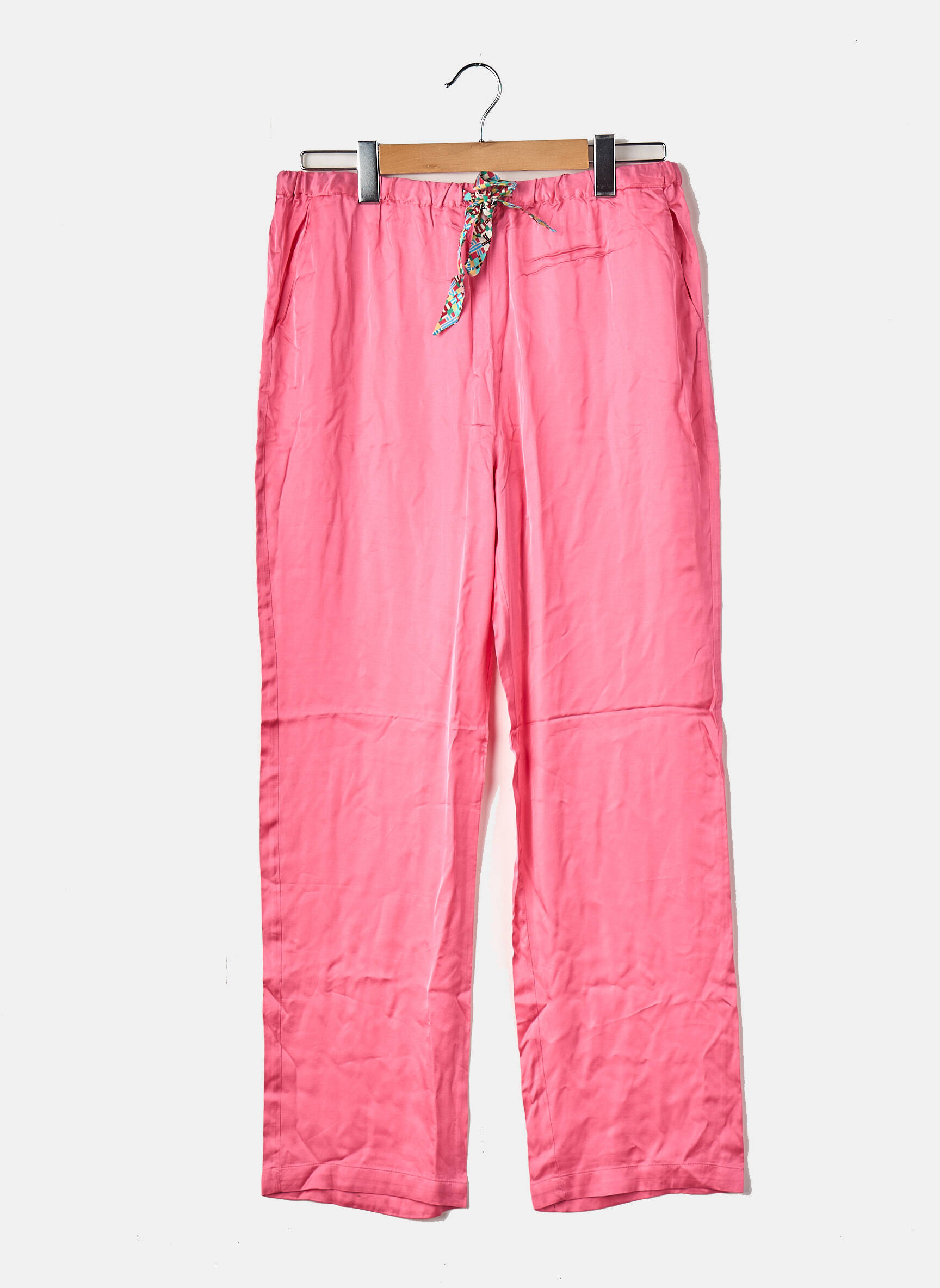 Pantalon larg roz SACK'S femeie