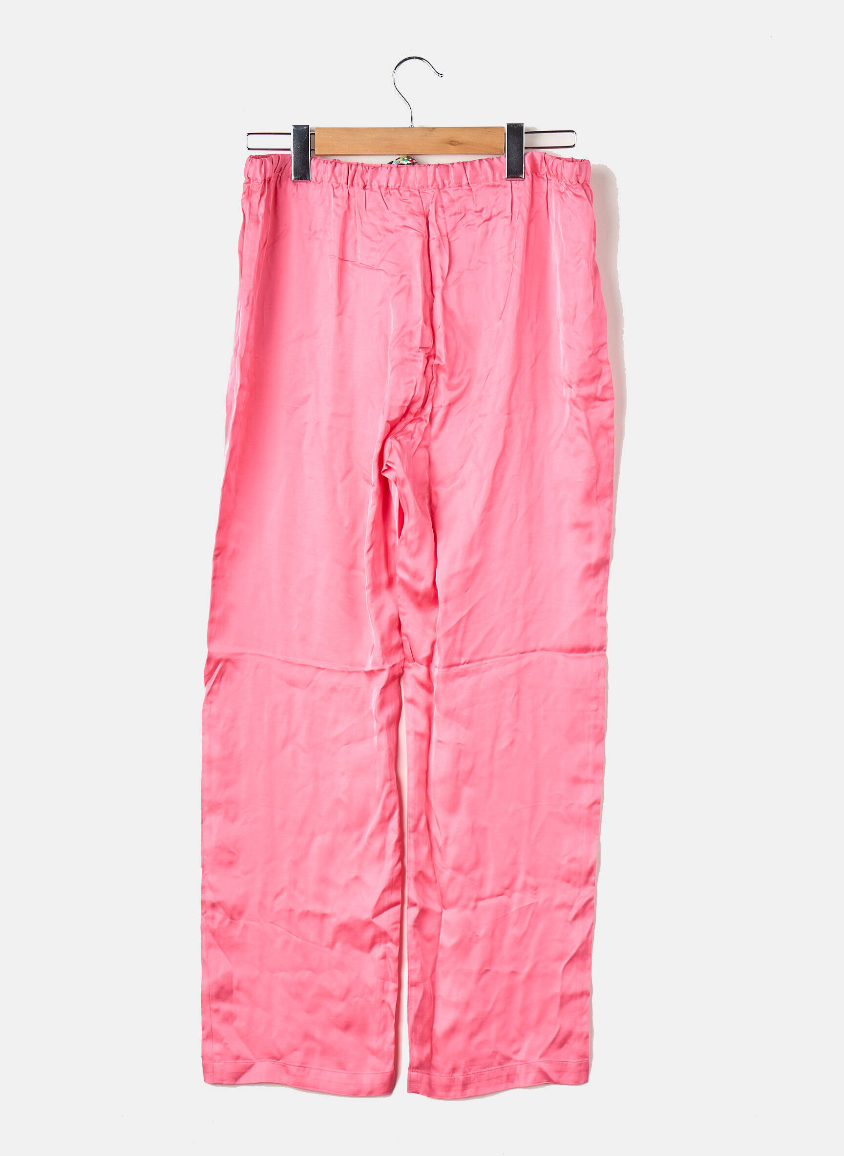 Pantalon larg roz SACK'S femeie