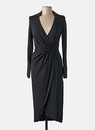 Rochie midi negru MARGAUX LONNBERG femeie