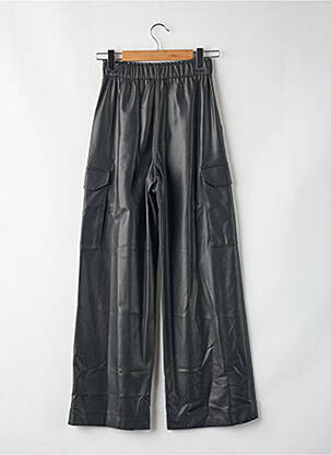 Pantalon larg negru MAX&CO. femeie