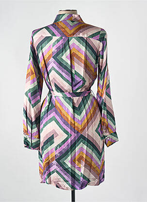 Rochie scurtă roz HARTFORD femeie