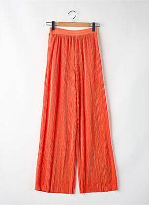 Pantalon larg portocalie MAX&CO. femeie