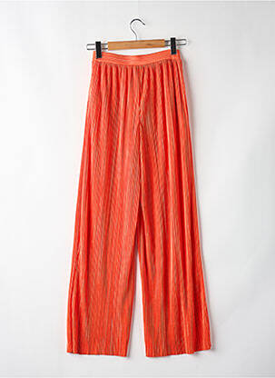 Pantalon larg portocalie MAX&CO. femeie