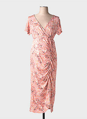 Rochie midi roz SUPERMOM femeie