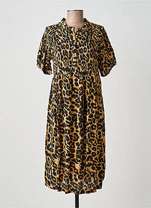 Rochie midi maro SUPERMOM femeie