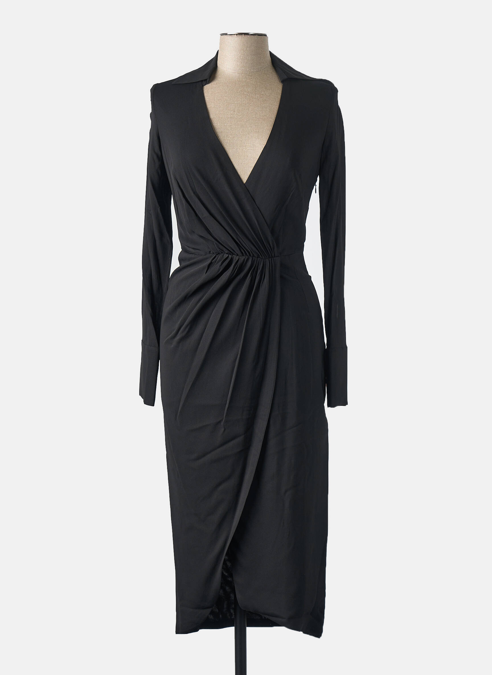Rochie midi negru MARGAUX LONNBERG femeie