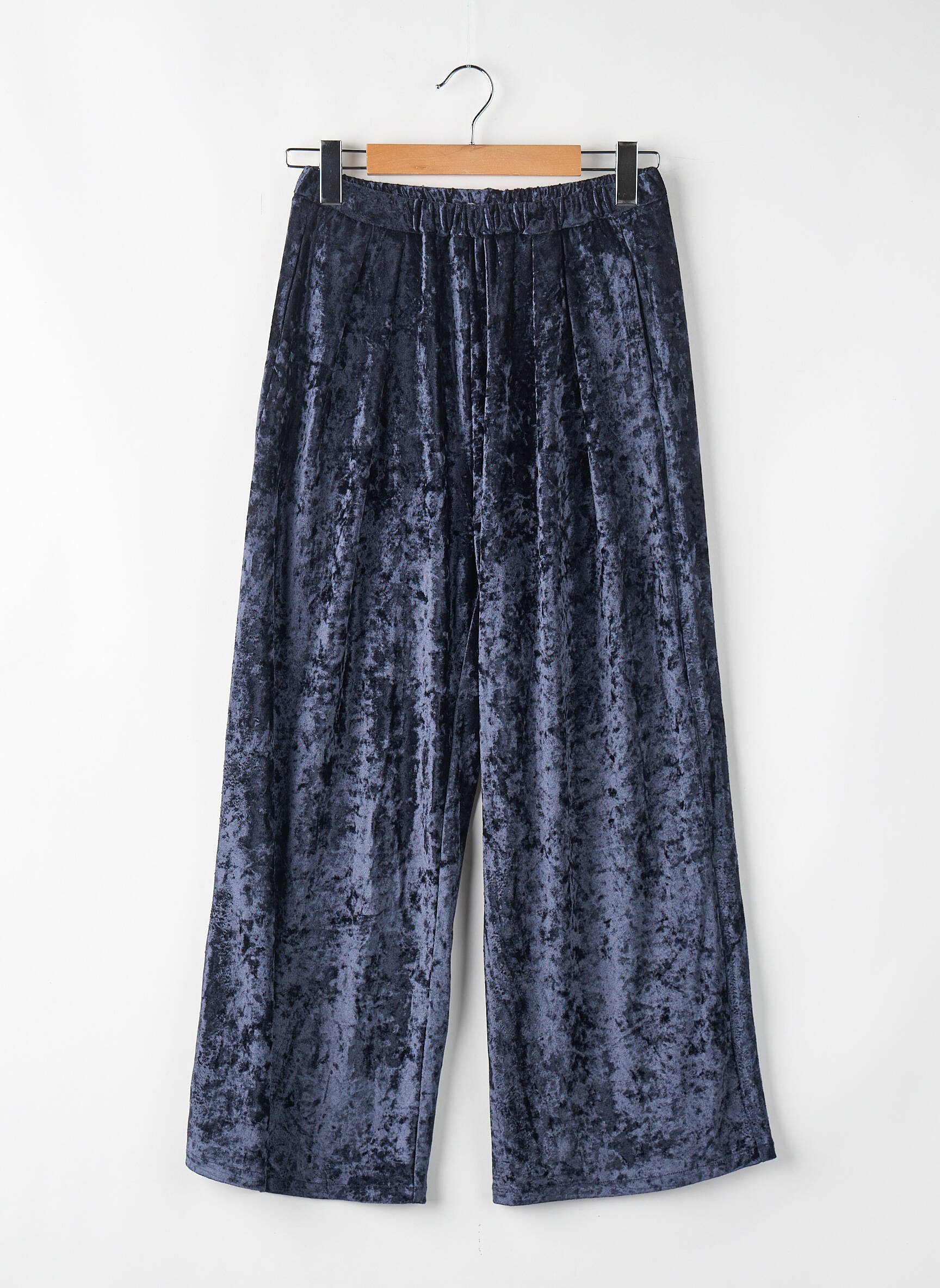 Pantalon larg albastru THE NEW SOCIETY femeie