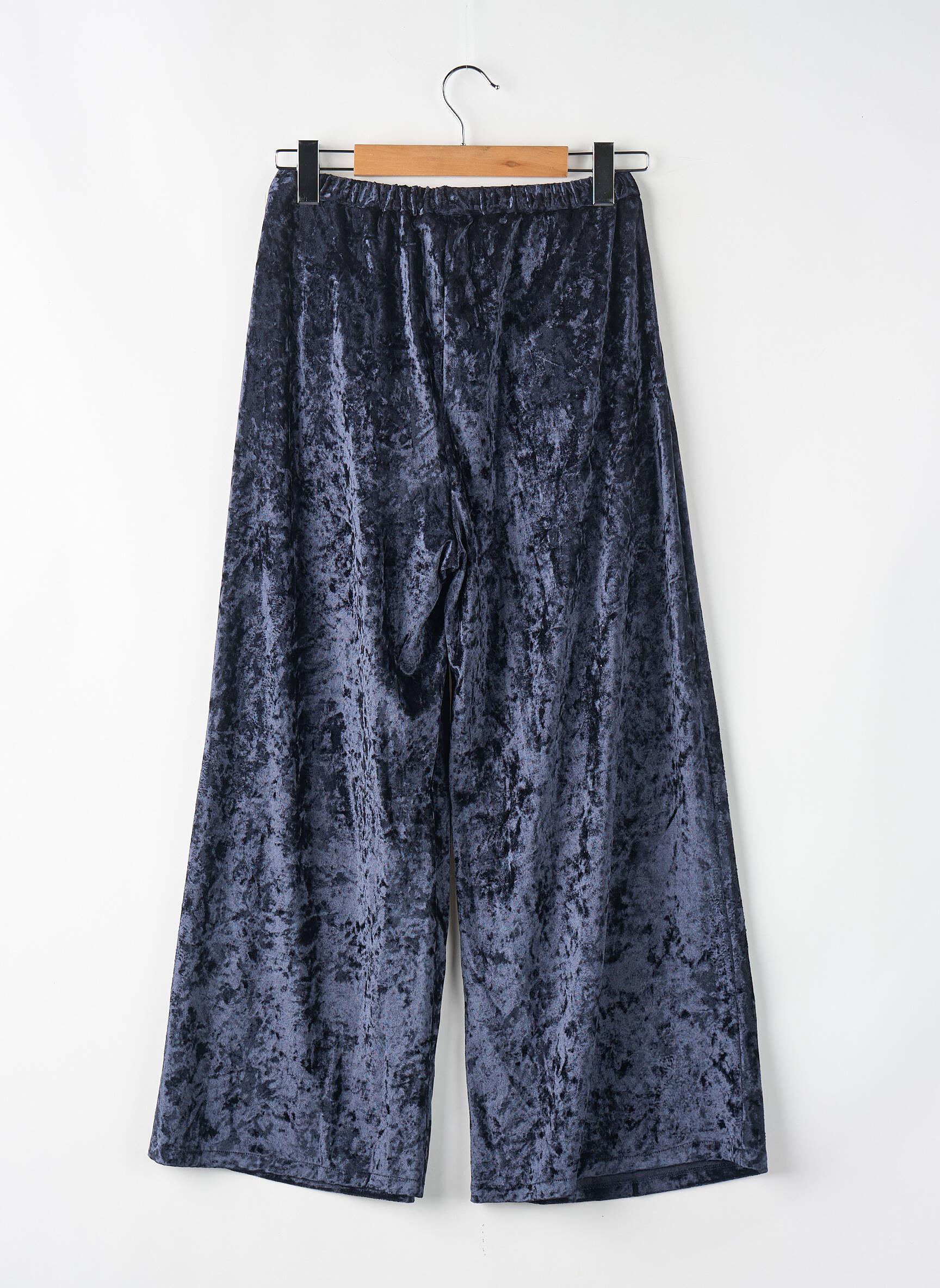 Pantalon larg albastru THE NEW SOCIETY femeie