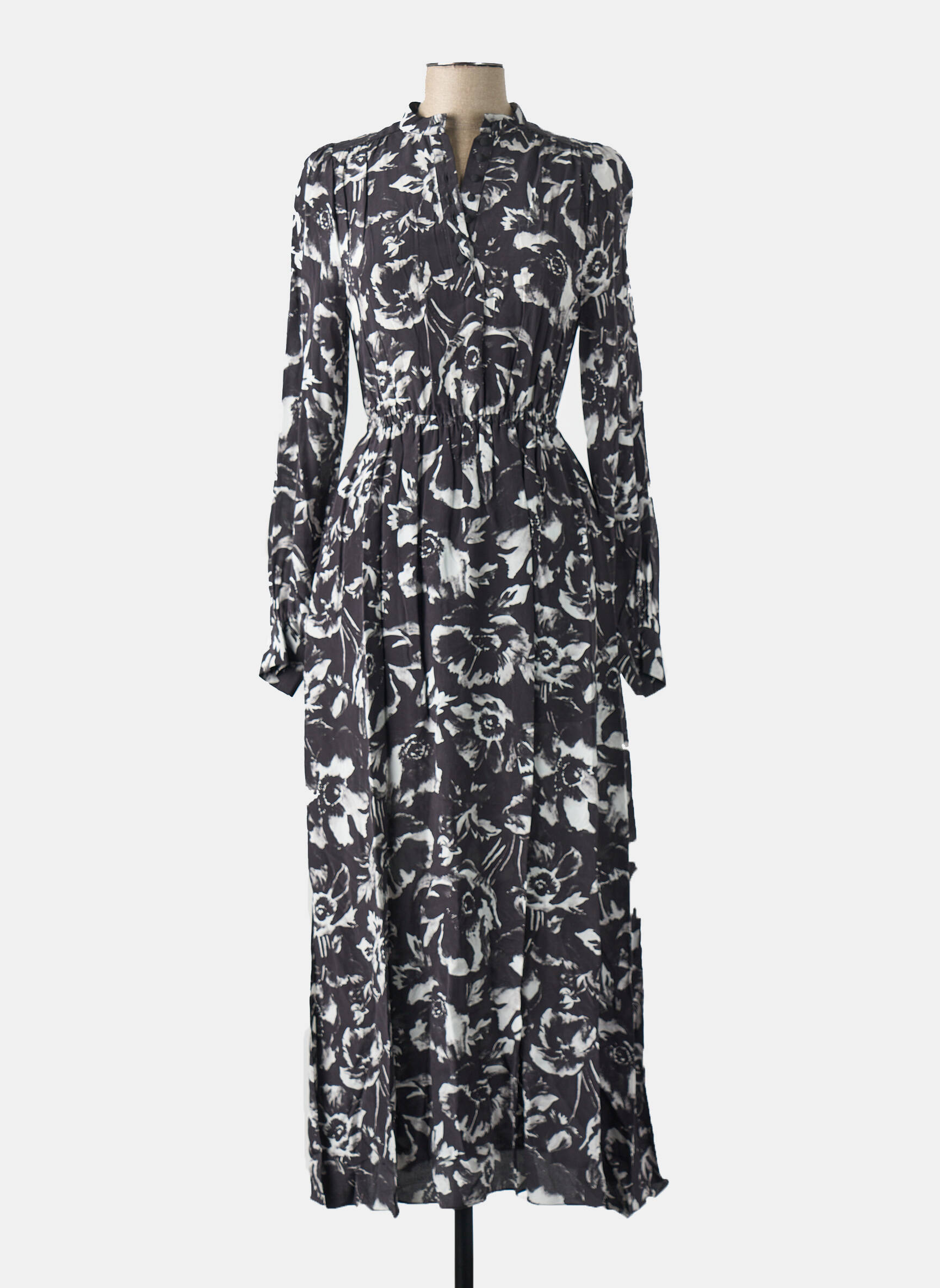 Rochie lungă negru THE KOOPLES femeie
