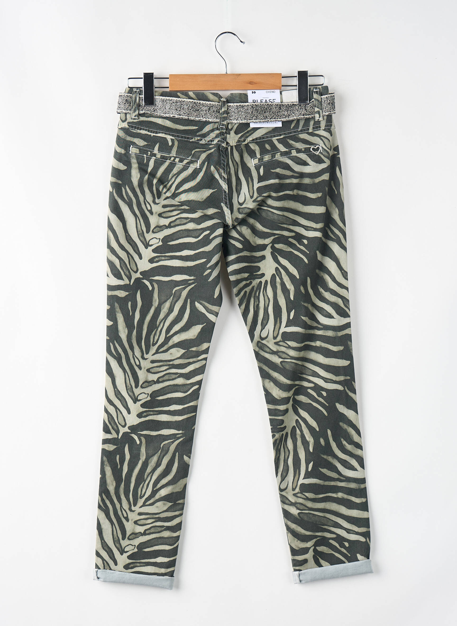 Pantalon cargo bej PLEASE femeie