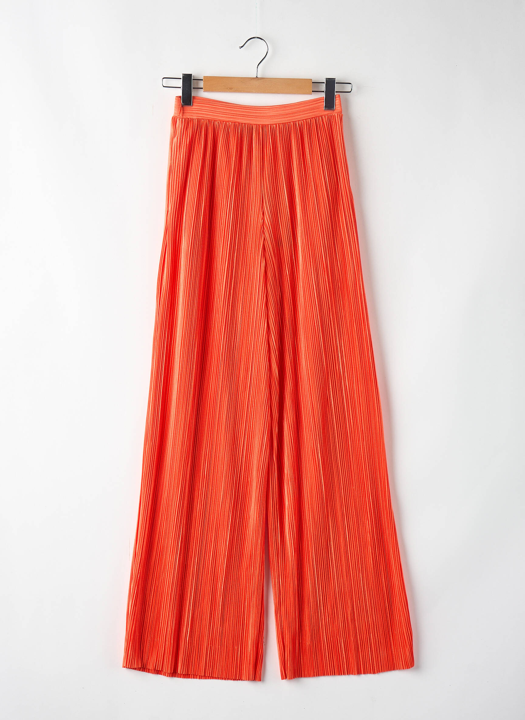 Pantalon larg portocalie MAX&CO. femeie