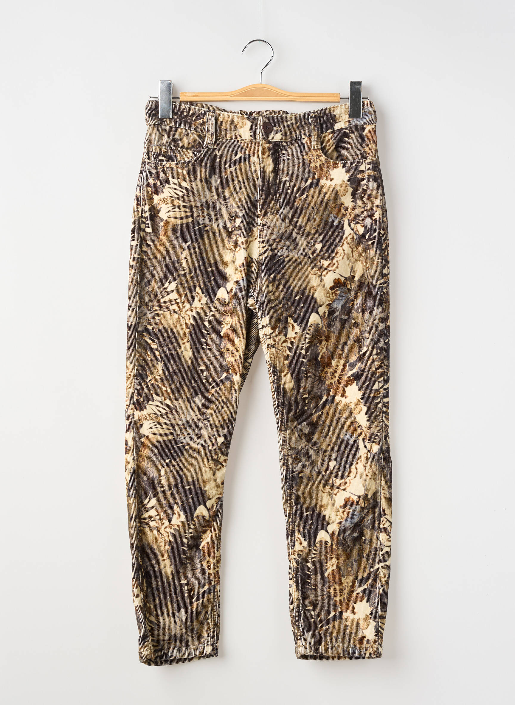 Pantalon drept multicolor PLEASE femeie