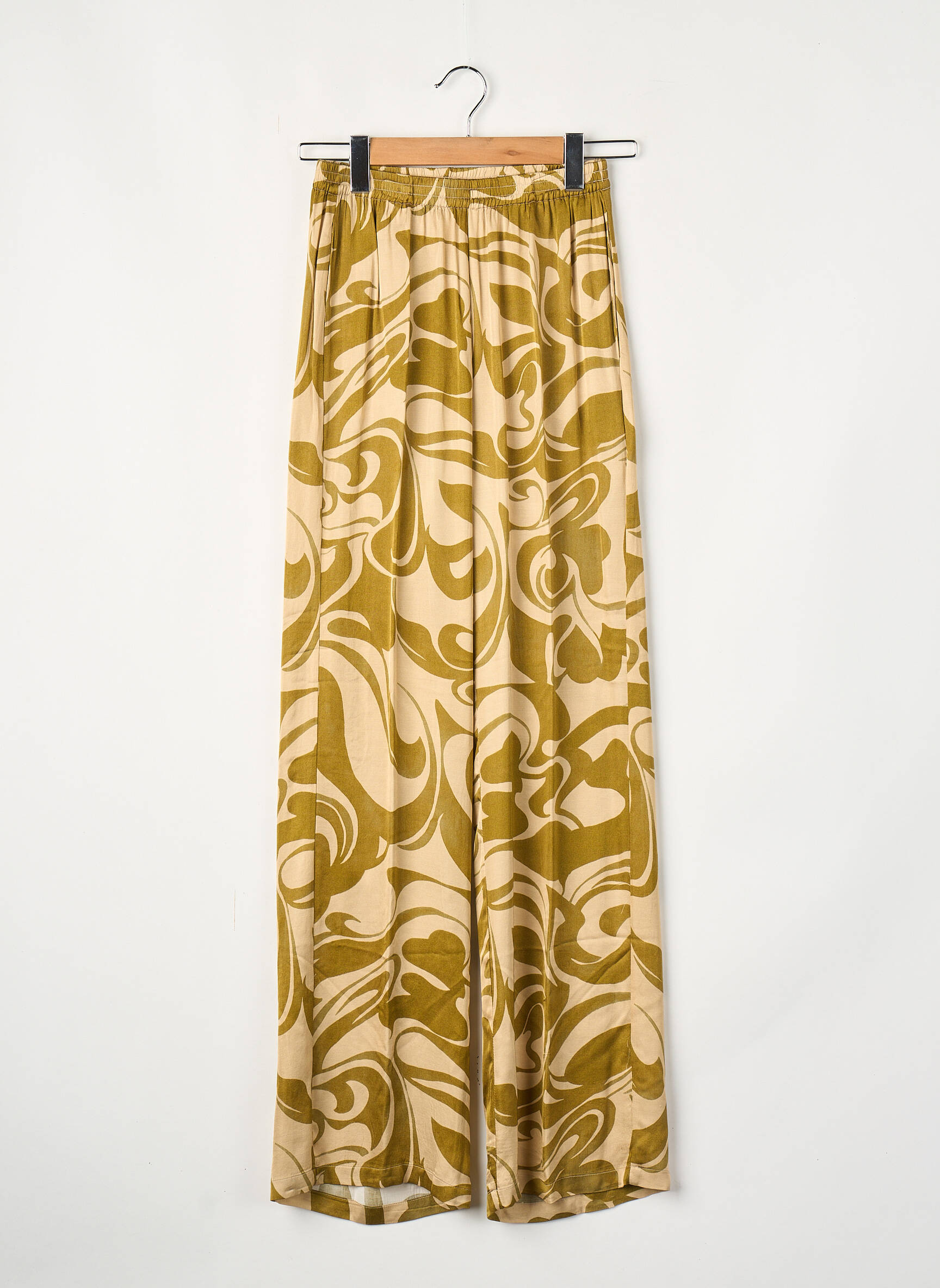 Pantalon larg verde HARTFORD femeie