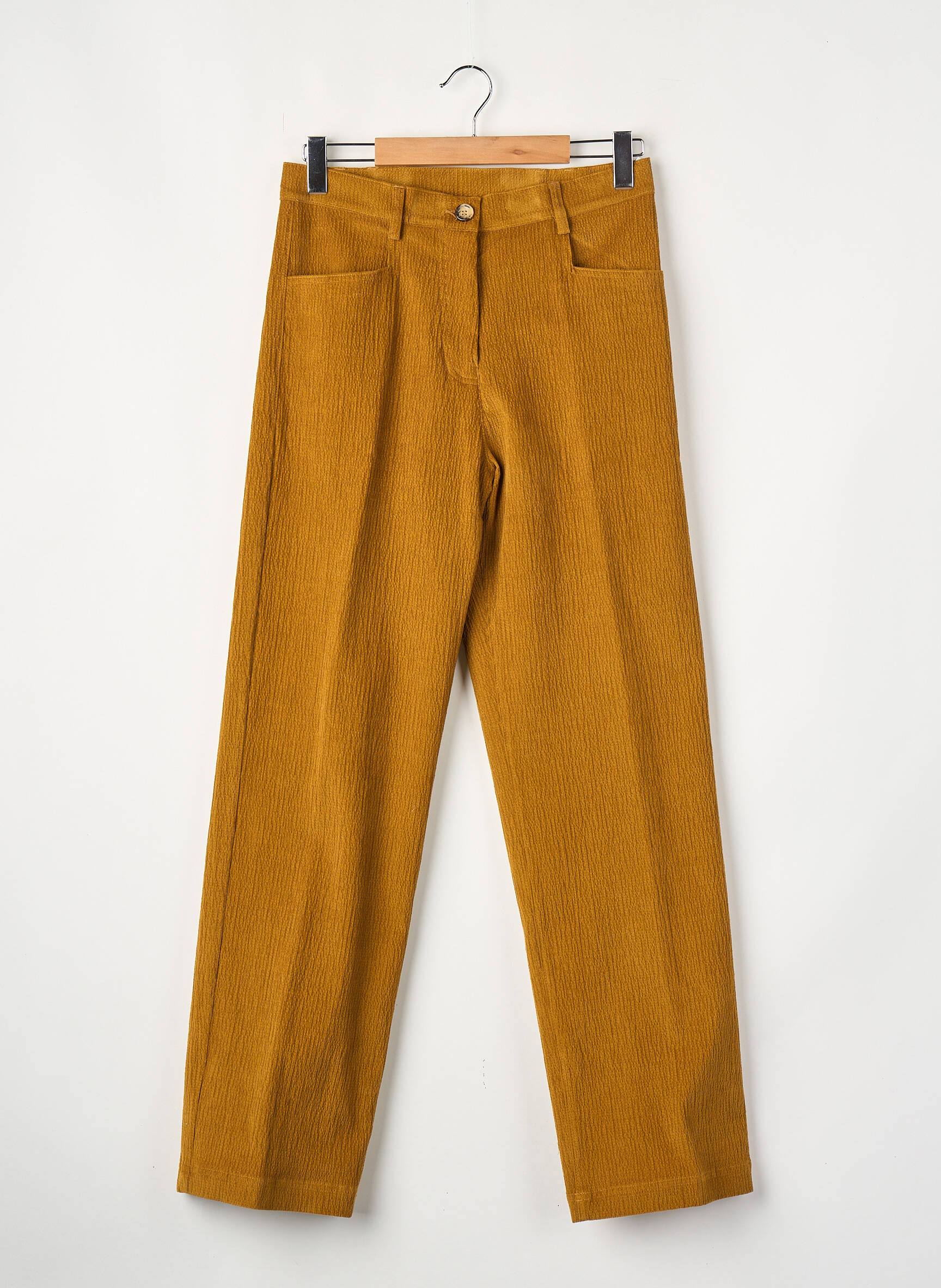 Pantalon drept bej MOMONI femeie