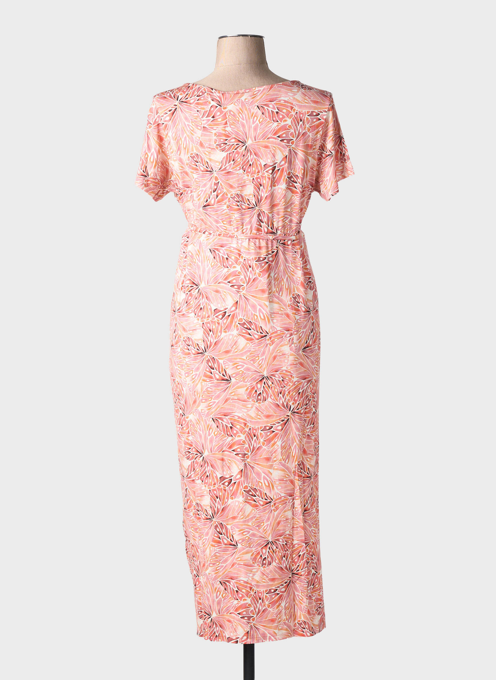 Rochie midi roz SUPERMOM femeie