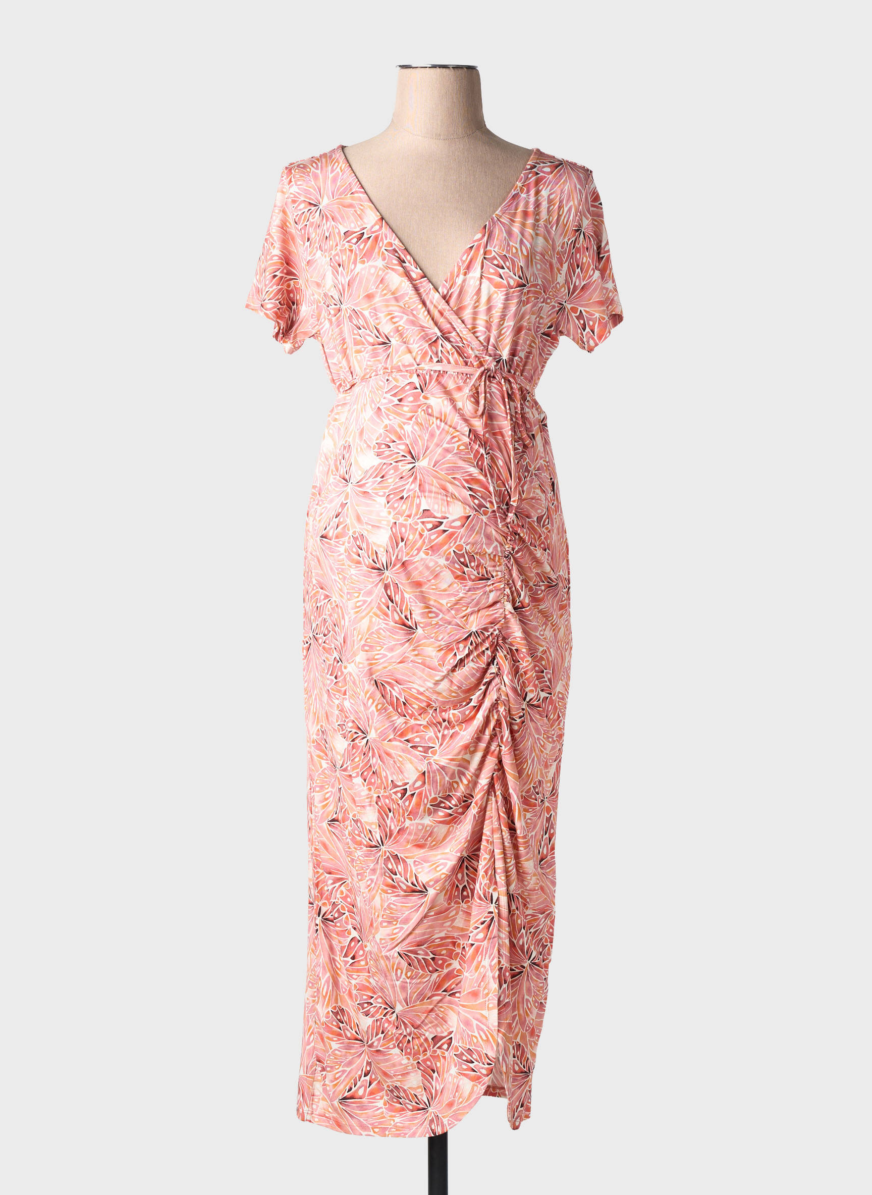 Rochie midi roz SUPERMOM femeie
