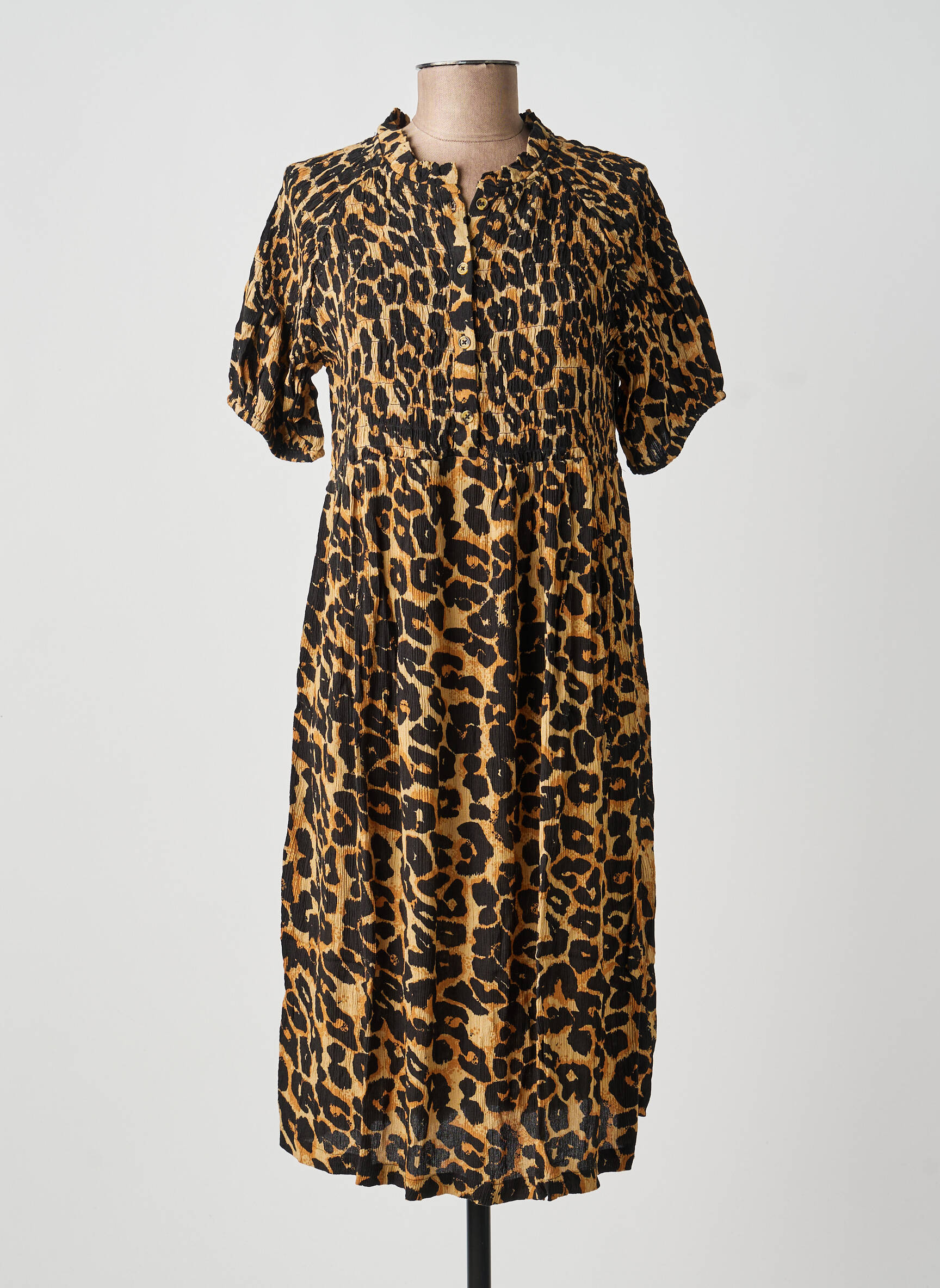 Rochie midi maro SUPERMOM femeie