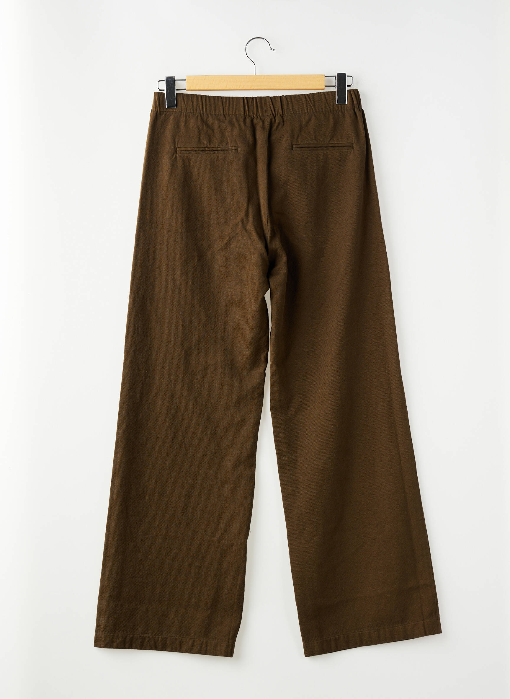 Pantalon larg verde POMANDERE femeie