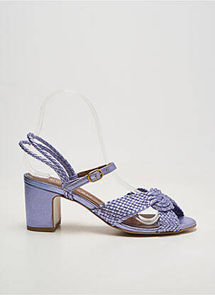 Sandale/pantofi decupați violet ANONYMOUS COPENHAGEN femeie