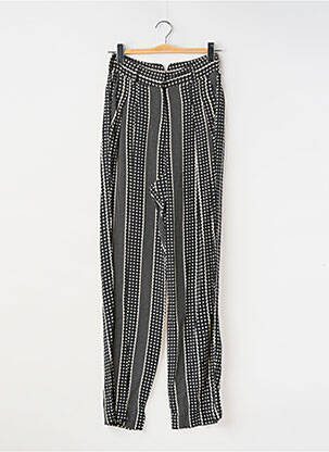Pantalon larg negru LAURENCE BRAS femeie