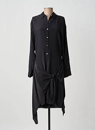 Rochie lungă negru THEORY femeie