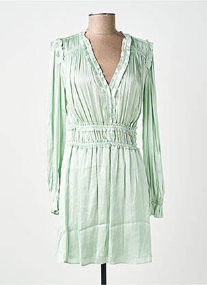 Rochie scurtă guler în v albastru THE KOOPLES femeie