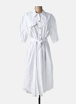 Rochie midi alb PINKO femeie