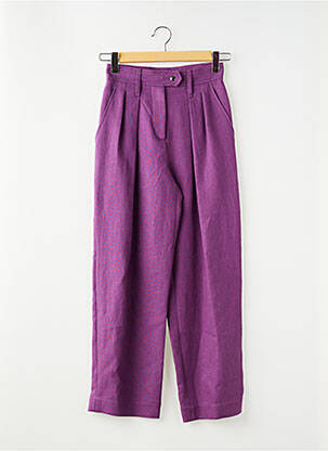 Pantalon larg violet IRO femeie