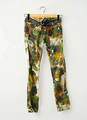 Pantalon drept multicolor PLEASE femeie