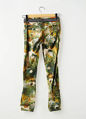 Pantalon drept multicolor PLEASE femeie