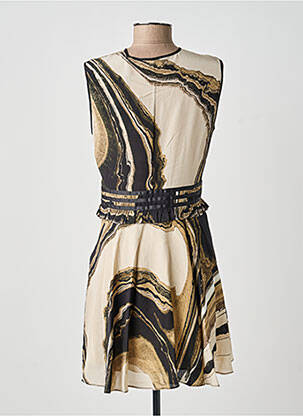 Rochie scurtă bej THE KOOPLES femeie
