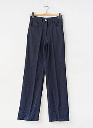 Pantalon larg albastru MOMONI femeie