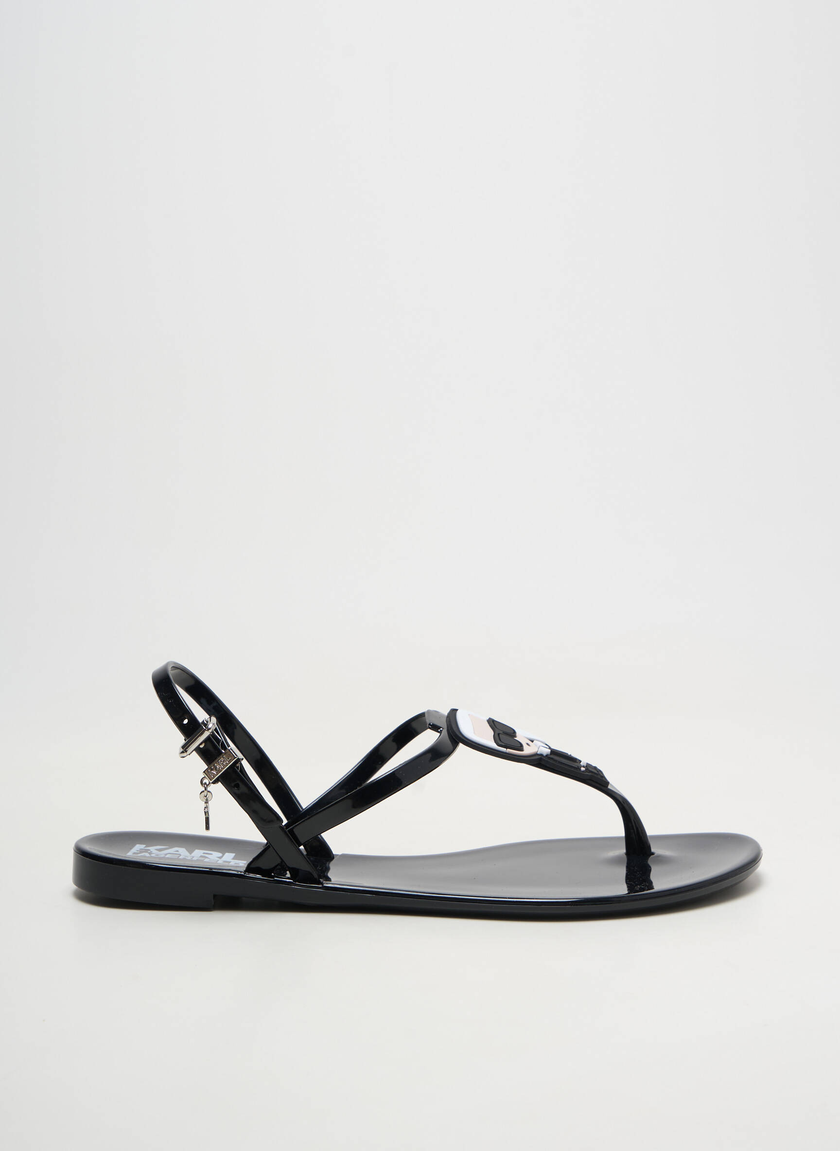 Sandale/pantofi decupați negru KARL LAGERFELD femeie
