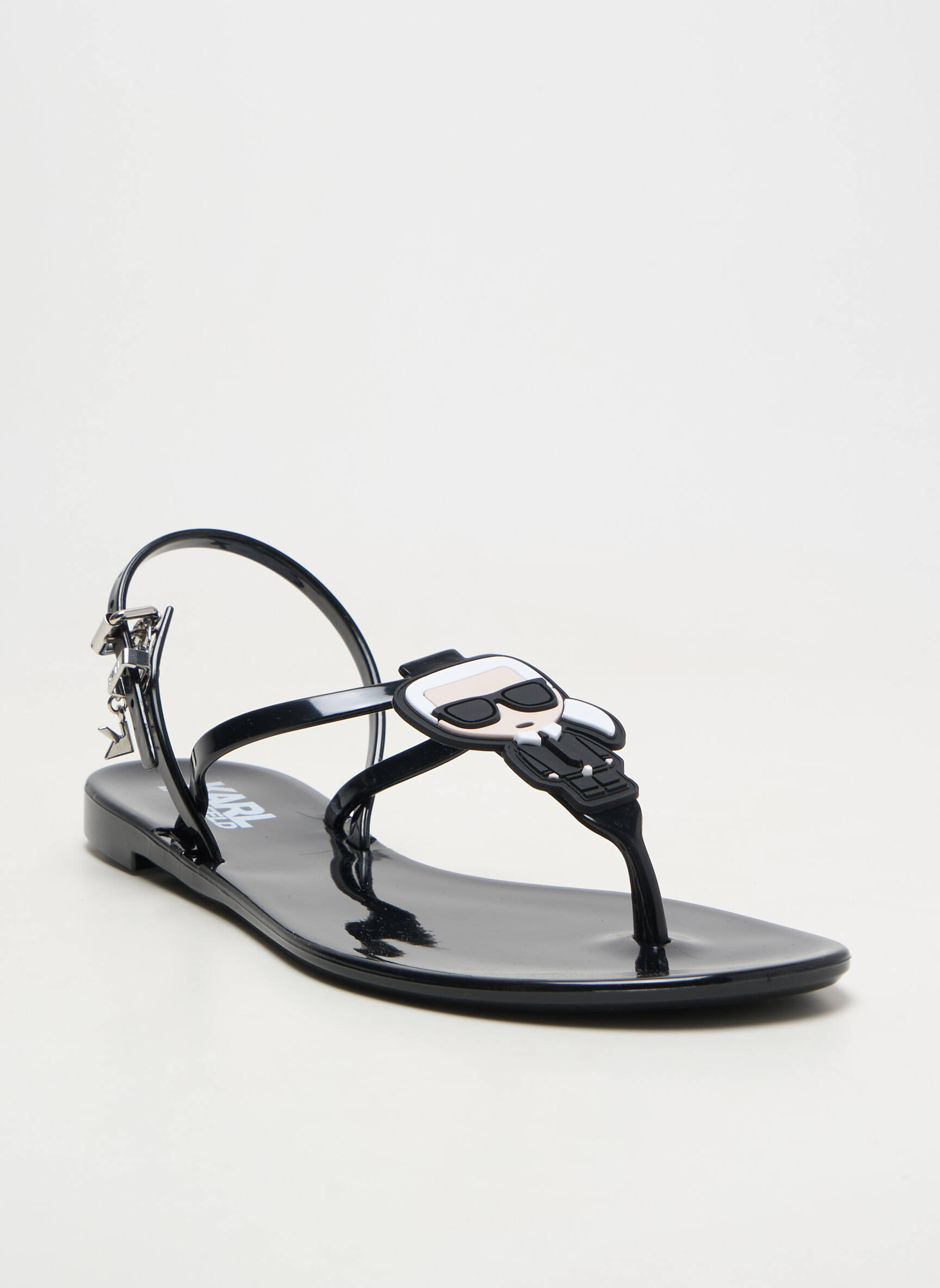Sandale/pantofi decupați negru KARL LAGERFELD femeie