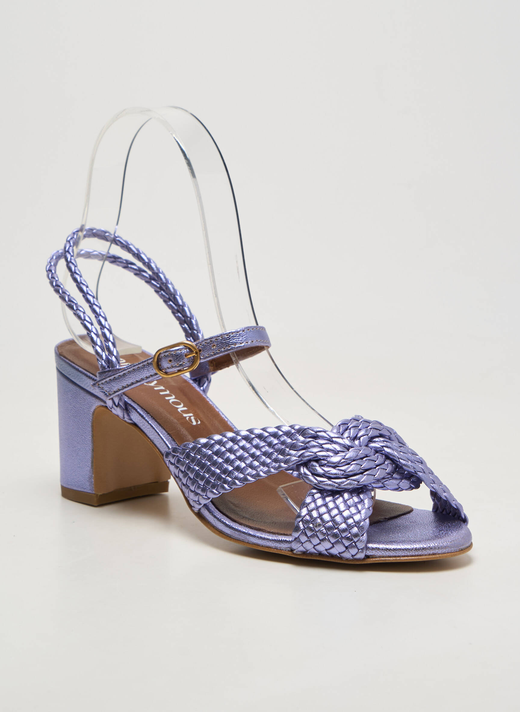 Sandale/pantofi decupați violet ANONYMOUS COPENHAGEN femeie