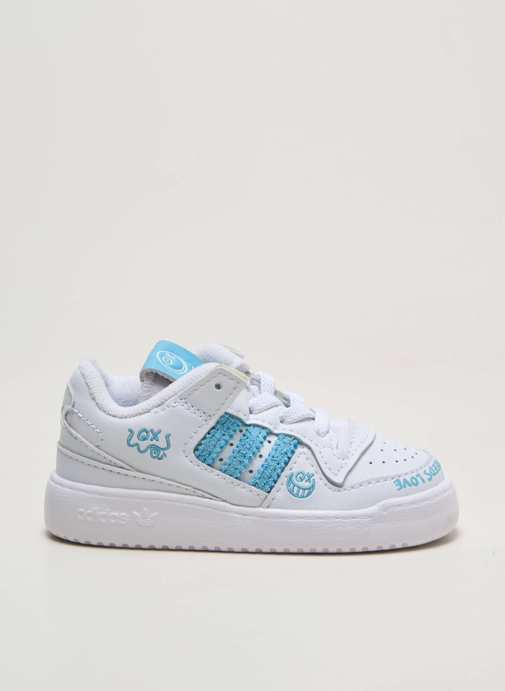 Adidași alb ADIDAS fată